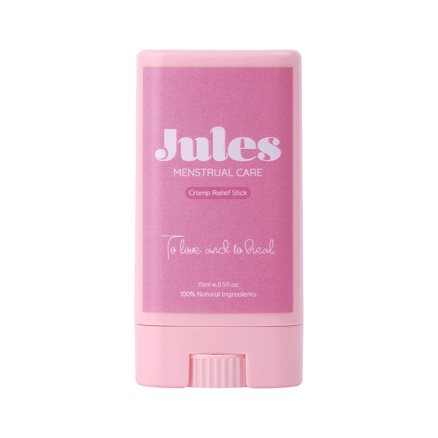 Bundle (Cramp Relief Stick 15ml + Cramp Relief Balm 30ml) from Jules Menstrual Care for menstrual cramp relief.